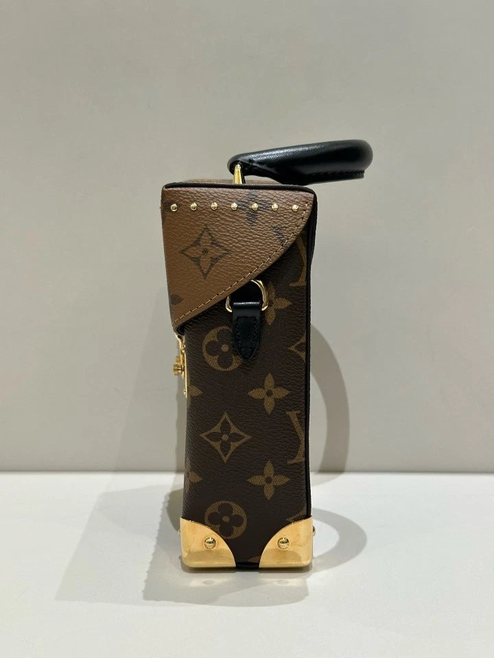 Louis Vuitton Canvas Camera Box Top Handle Bag For Women