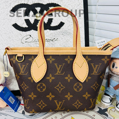 Louis Vuitton Monogram Neverfull BB Tote Shoulder Bag Classic Women