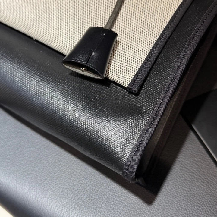 Hermes Herbag 31 Black Silver Top Handle Shoulder Bag Women Fashion D