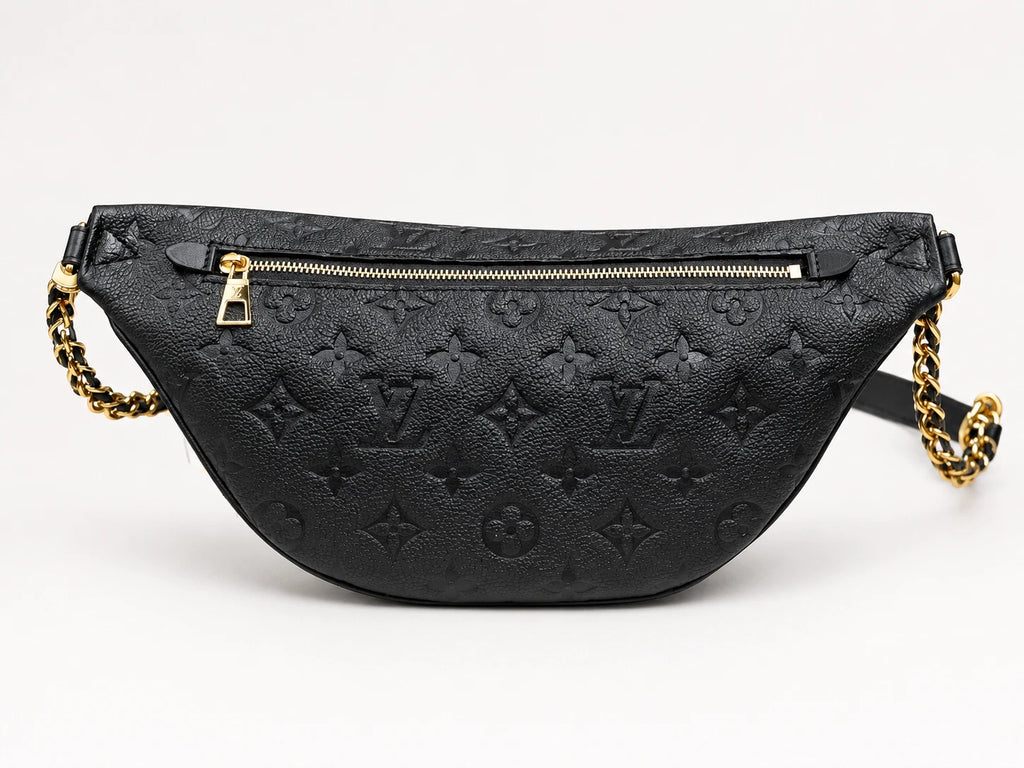 Louis Vuitton High Rise PM Bumbag Monogram Empreinte Black Excellent