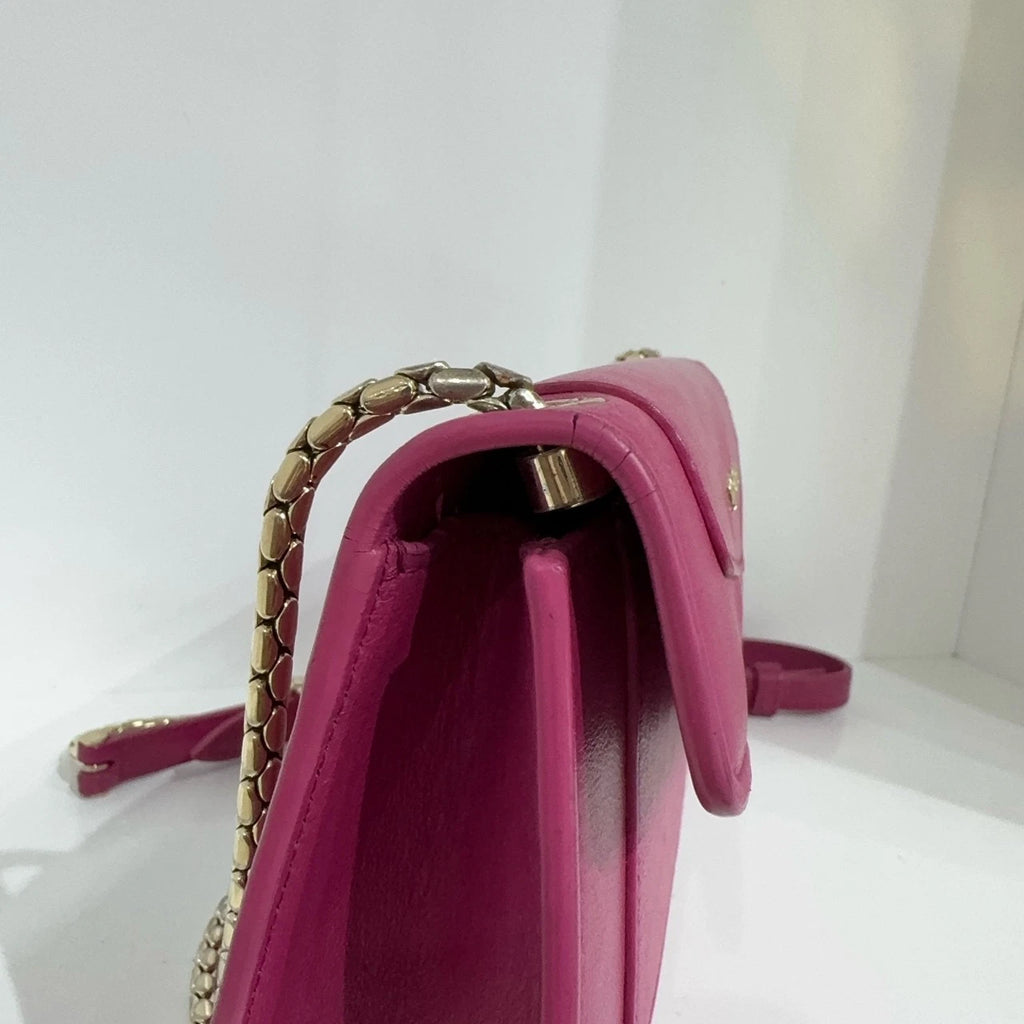 Bvlgari Rose Pink Chain Shoulder Crossbody Bag For Women