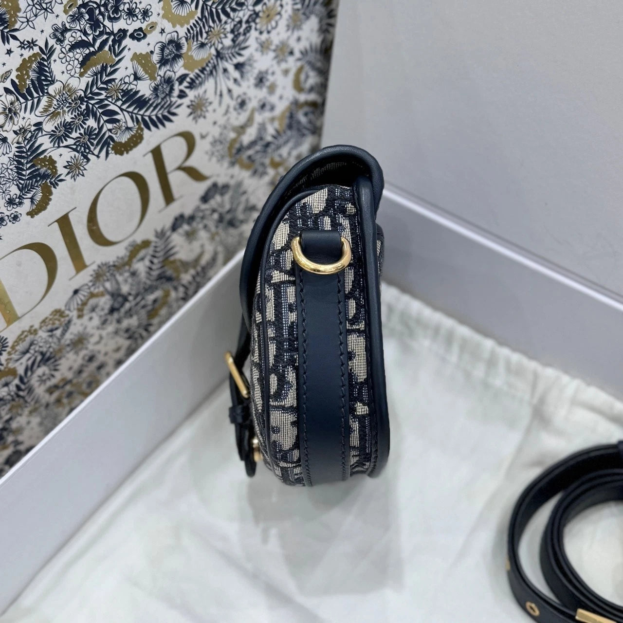Dior Canvas Oblique Bobby Crossbody Bag For Women