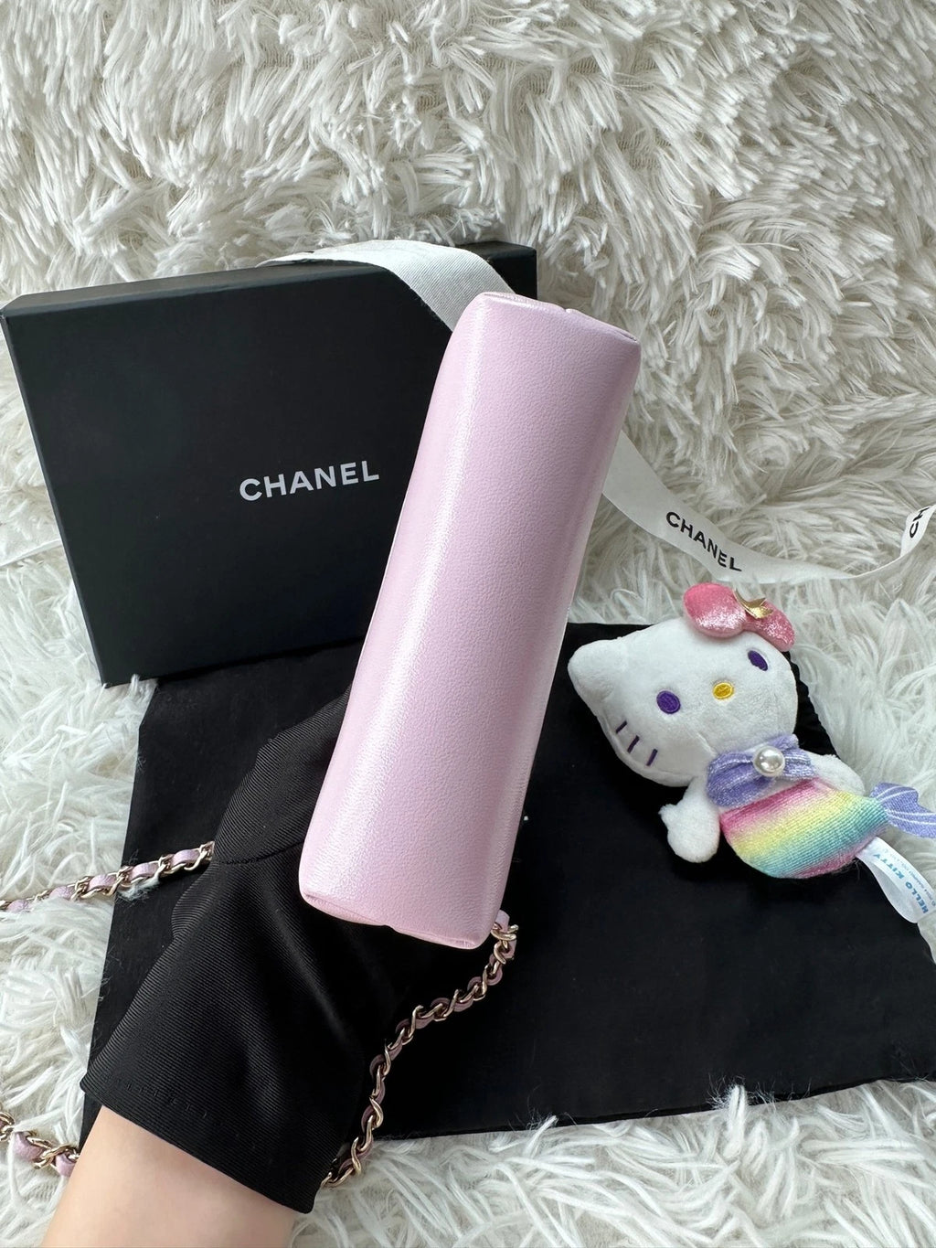 CHANEL 31 Bag Super Mini Pink Purple Gold Hardware Crossbody Handbag Women