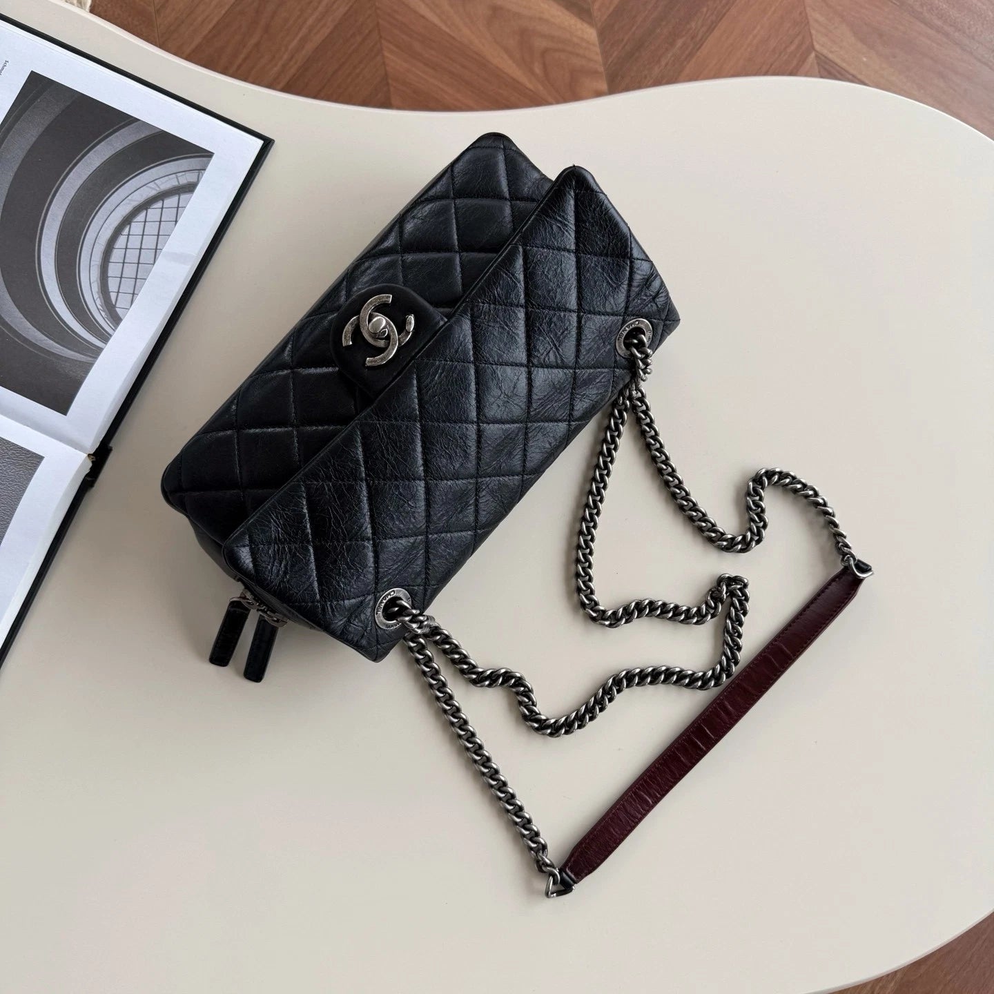 Chanel Mumbai Series Classic Flap Medium Shoulder Crossbody Bag