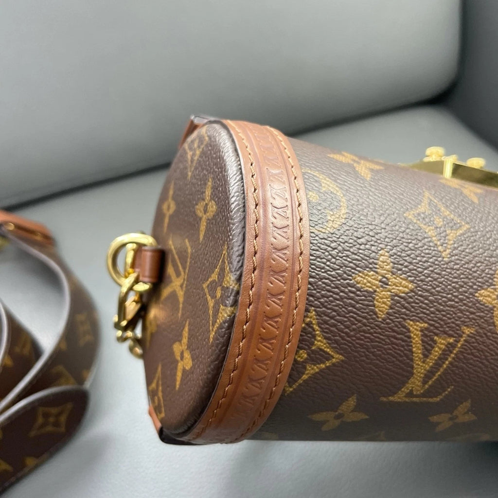 Louis Vuitton Monogram Canvas Papillon Trunk Cylinder Crossbody Women
