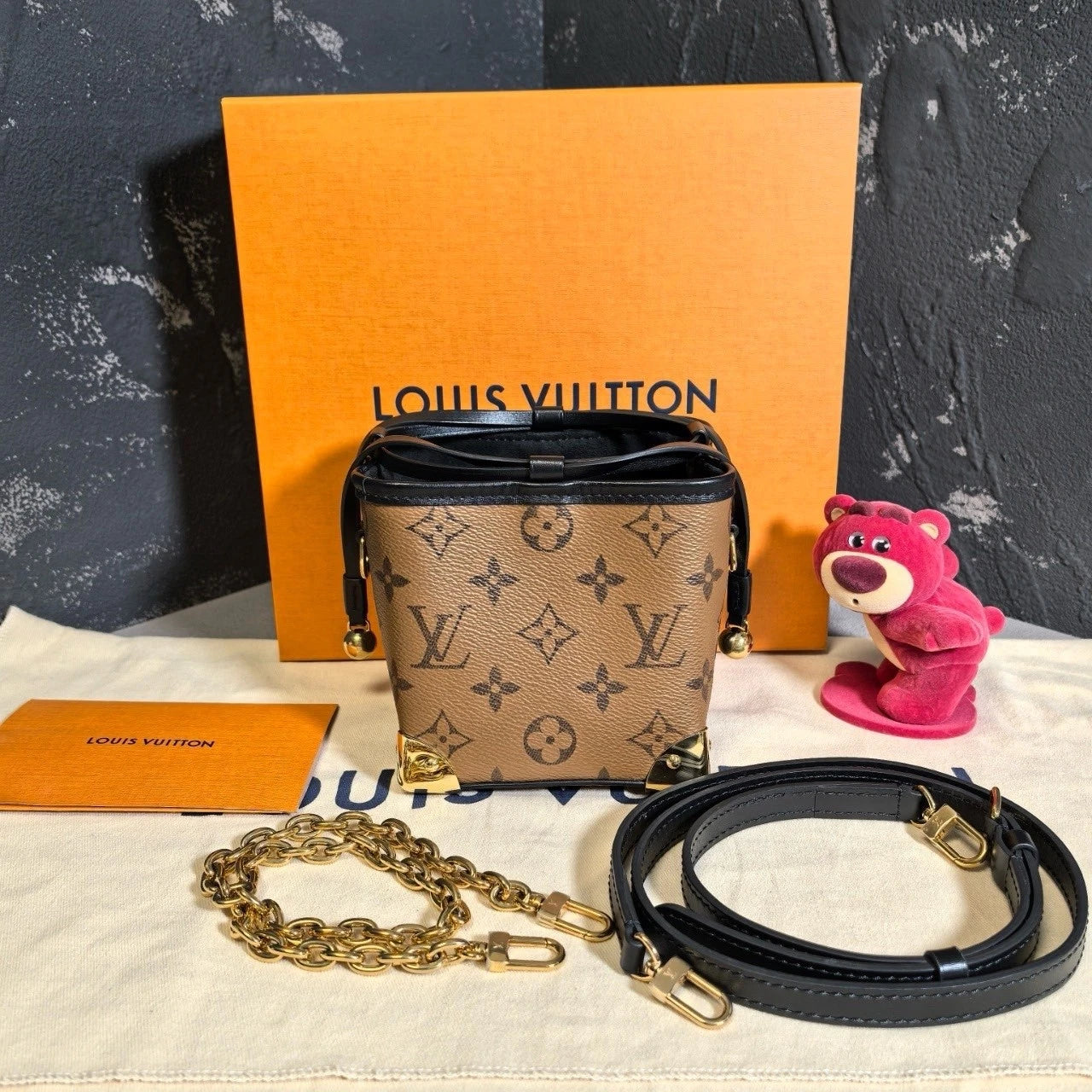 Louis Vuitton Brown Leather Crossbody Bag For Women