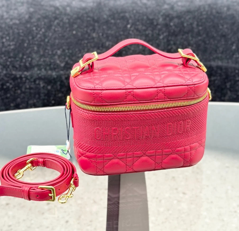 Dior Vanity Crossbody Top Handle Excellent