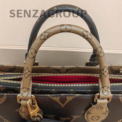 Louis Vuitton OnTheGo MM Monogram Brown Tote Bag for Women