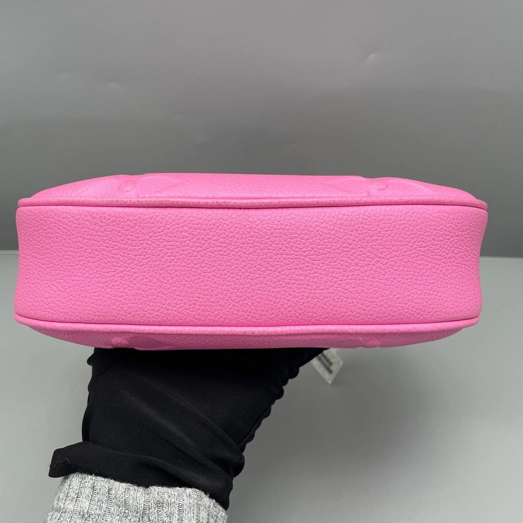 Louis Vuitton Pink Leather Shoulder Bag For Women