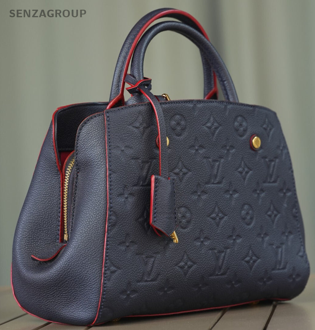 Louis Vuitton Navy Blue Monogram Empreinte Montaigne BB Shoulder bag crossbody