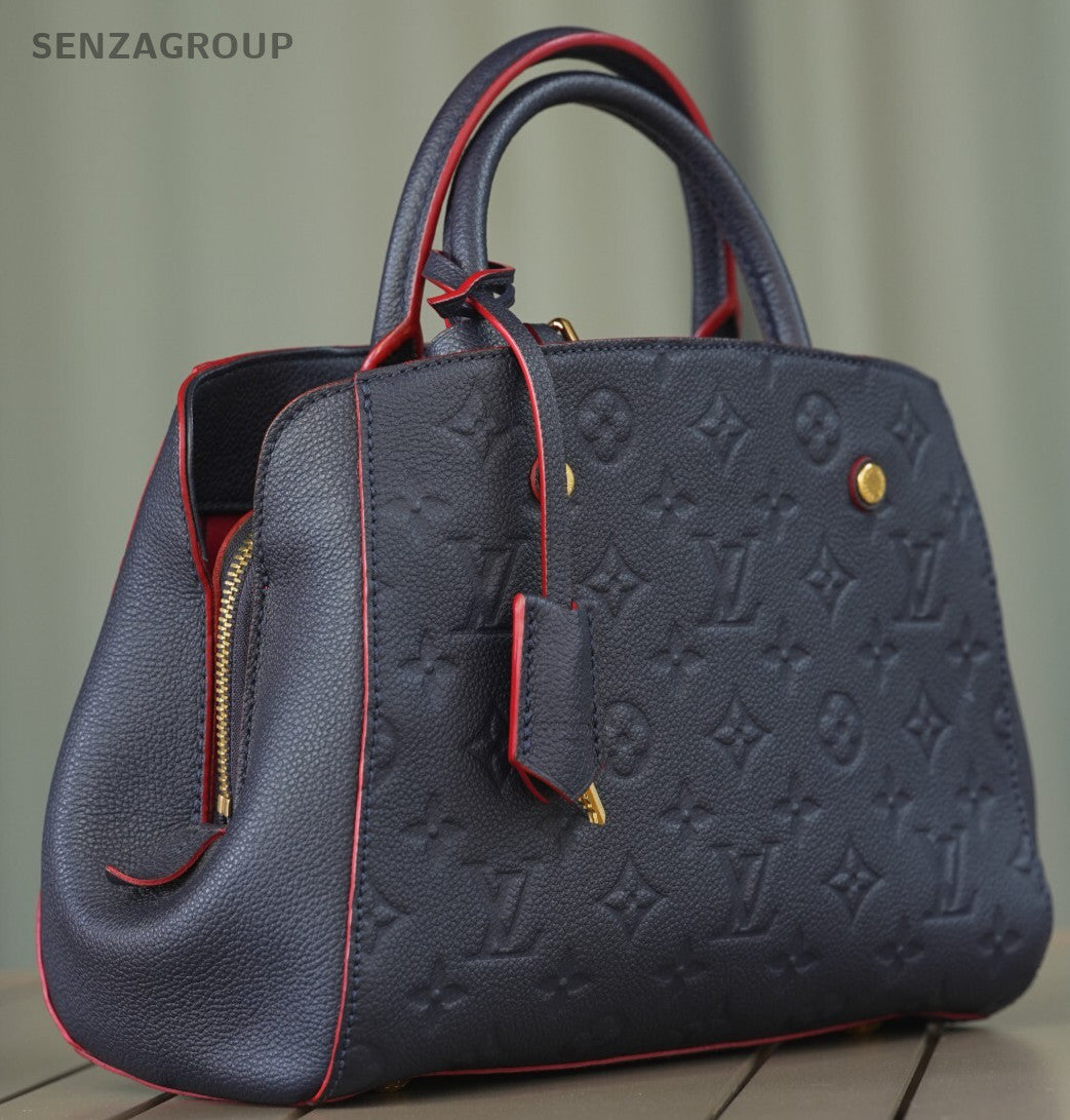 Louis Vuitton Navy Blue Monogram Empreinte Montaigne BB Shoulder bag crossbody