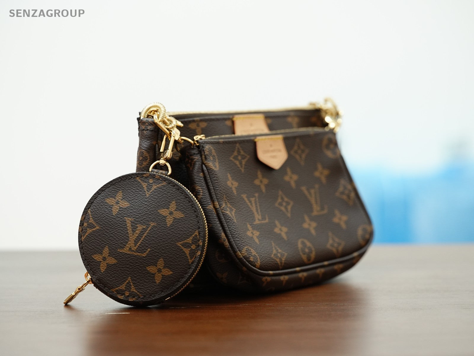 Louis Vuitton Multi Pochette Accessoires Shoulder Bag Canvas M44813