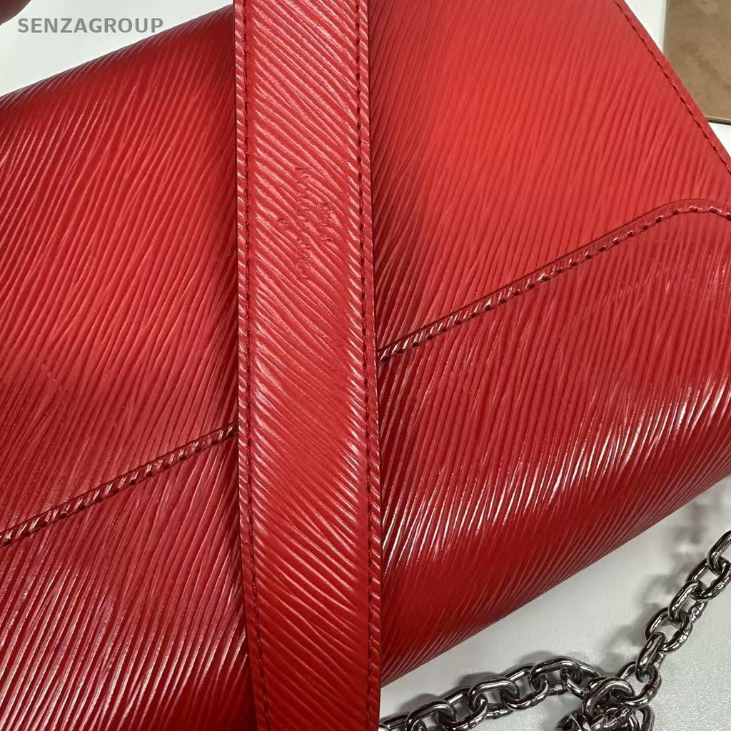 Louis Vuitton Twist Epi Leather Red with silver Shoulder Crossbody bag