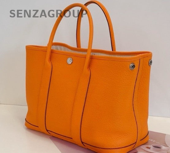 Hermes gp30 garden party Top Handle Shoulder Bag Women Orange
