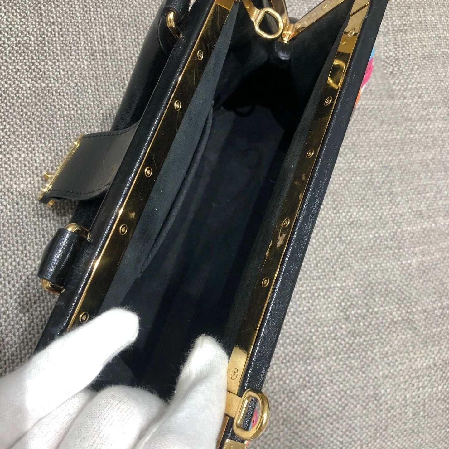 Louis Vuitton Multicolor Woven Cloud Top Handle Bag For Women