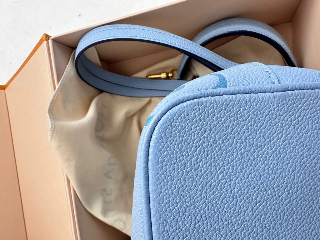 Louis Vuitton Neo Noe BB Blue Bucket Bag For Women