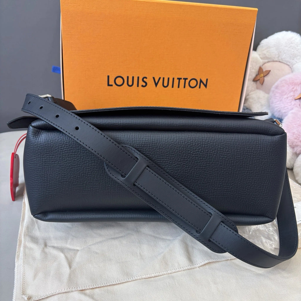 Louis Vuitton × Nigo Besace Tokyo Denim Monogram Shoulder Crossbody Black SHW