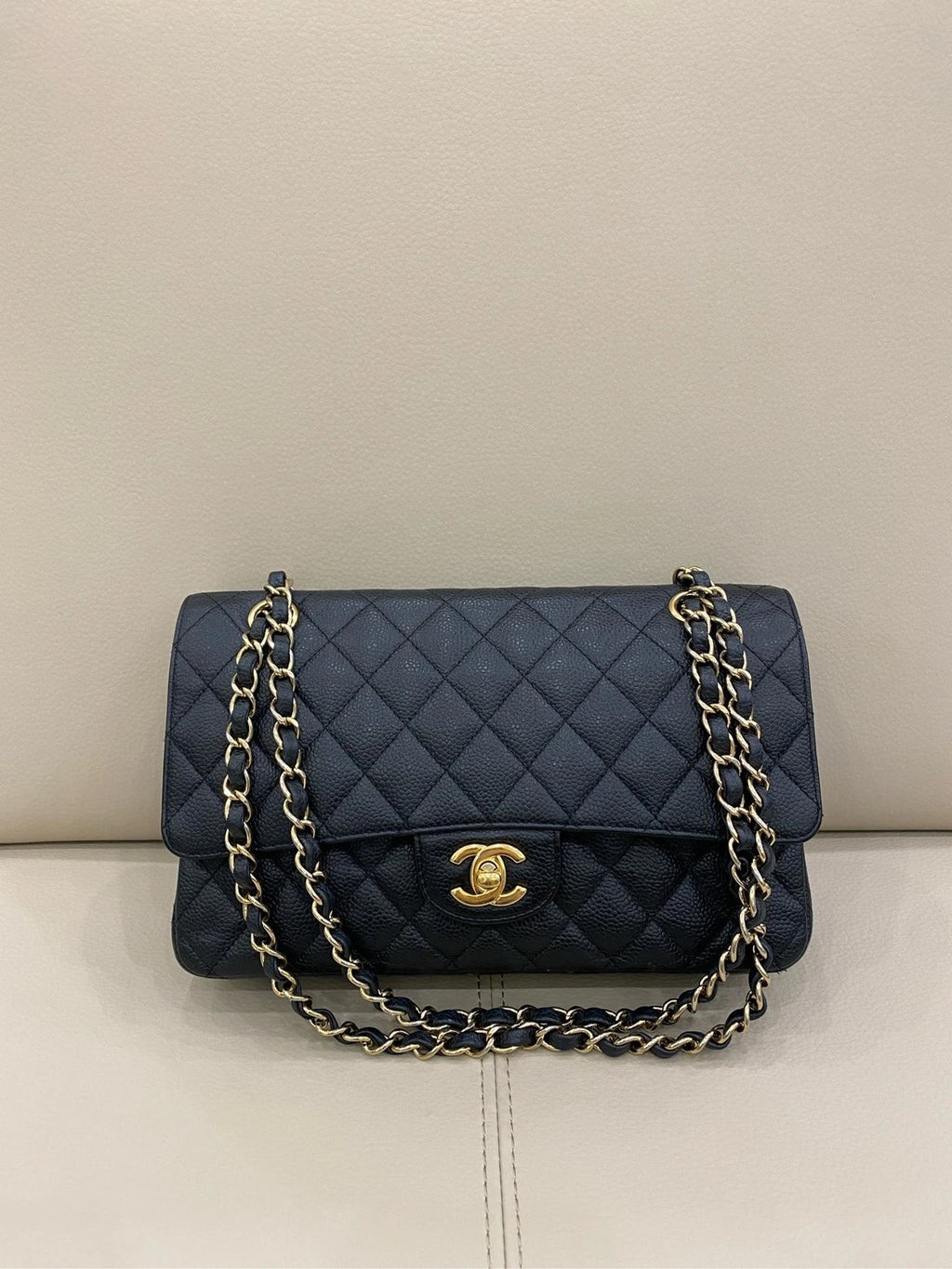 CHANEL CF Medium Black Shoulder Bag For Women