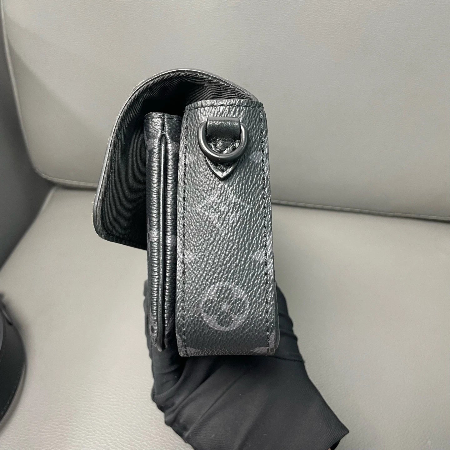 Louis Vuitton Montsouris Mini Canvas Shoulder Crossbody Women