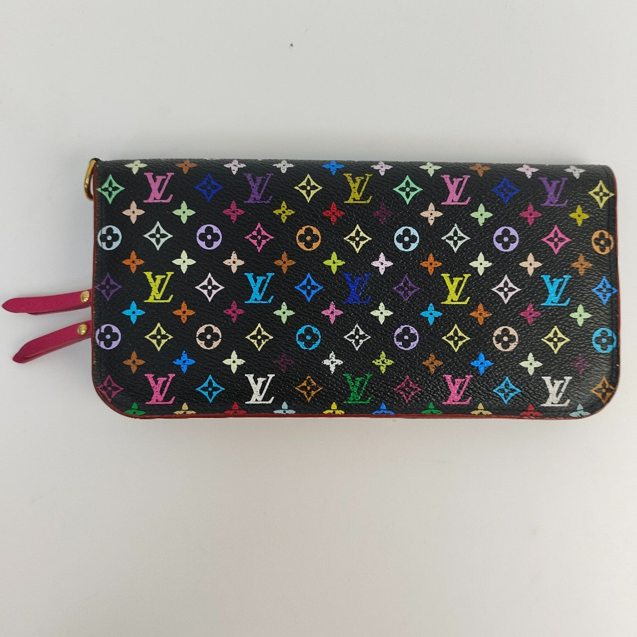 SJ0001 Louis Vuitton black multicolor wallet