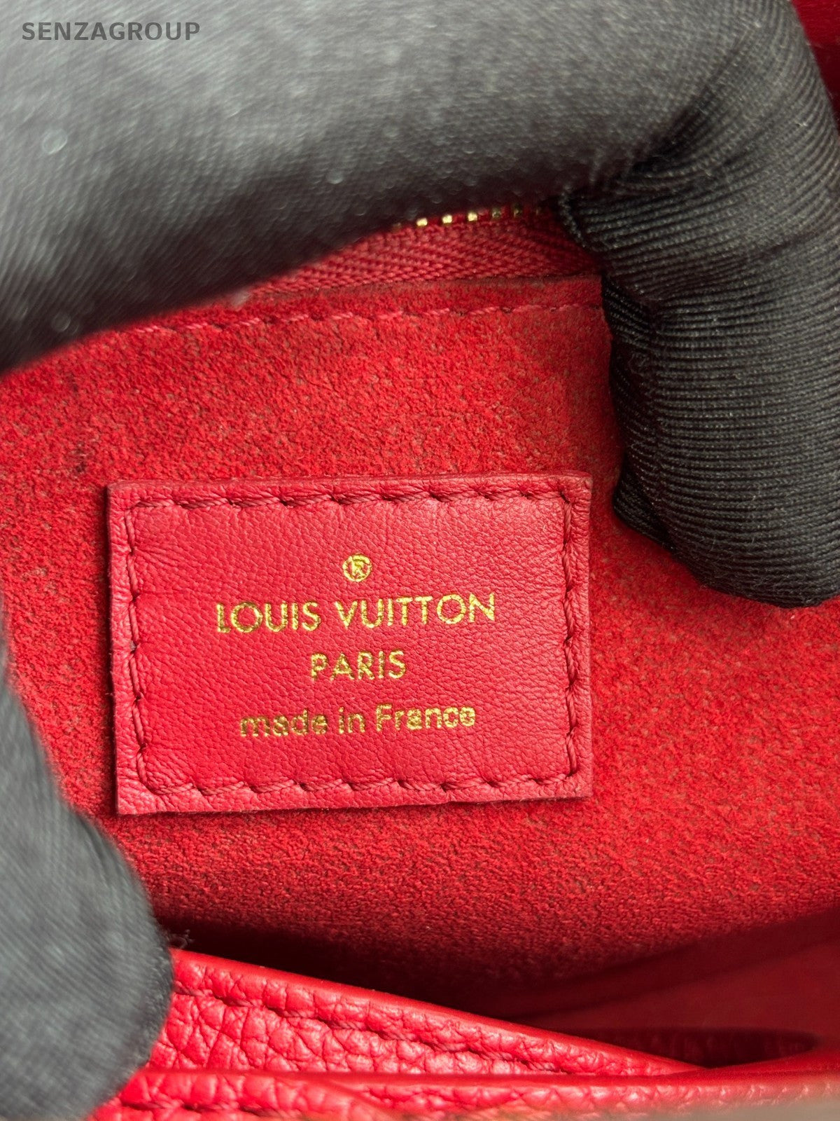 Louis Vuitton Double V Top Handle Monogram 2WAY Shoulder bag Red Women