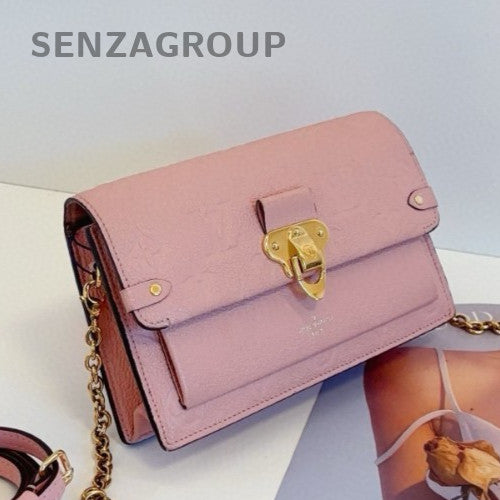 Louis Vuitton Vavin WOC Chain Shoulder Bag Crossbody Pink Gold Women Classic