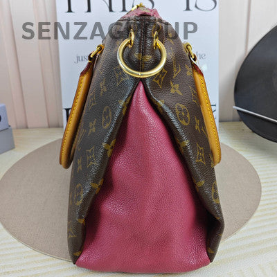 Louis Vuitton Pallas Monogram Medium Handbag Shoulder Bag Women's Classic