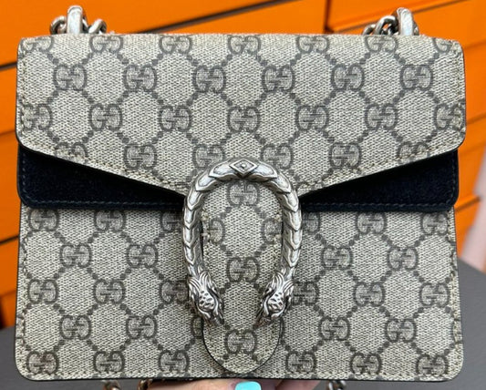 GUCCI Dionysus Monogram small Chain Strap Shoulder bag Crossbody