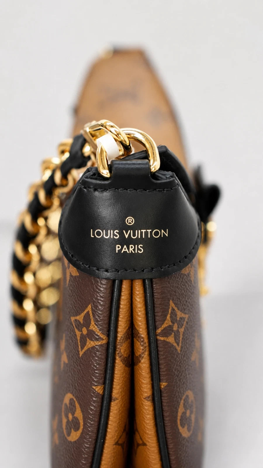 Louis Vuitton Twinny Monogram Canvas Shoulder Bag Crossbody Excellent