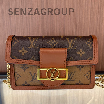 Louis Vuitton Monogram Dauphine WOC Chain Crossbody Bag - Women's Classic