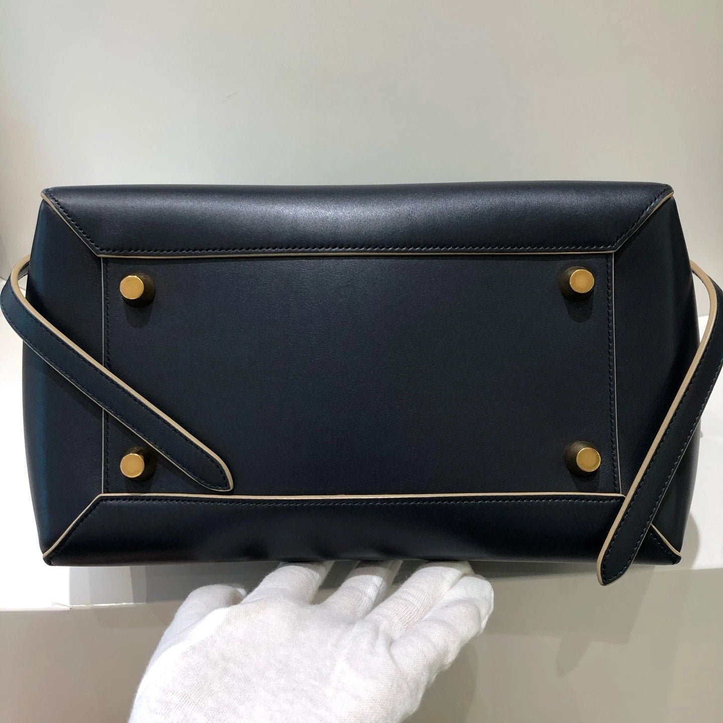 CELINE Mini Belt Bag Top Handle Bag Crossbody For Women
