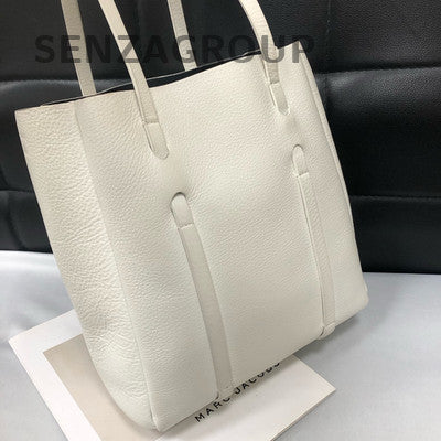 Balenciaga Leather Crossbody Bag Women's Classic Black White
