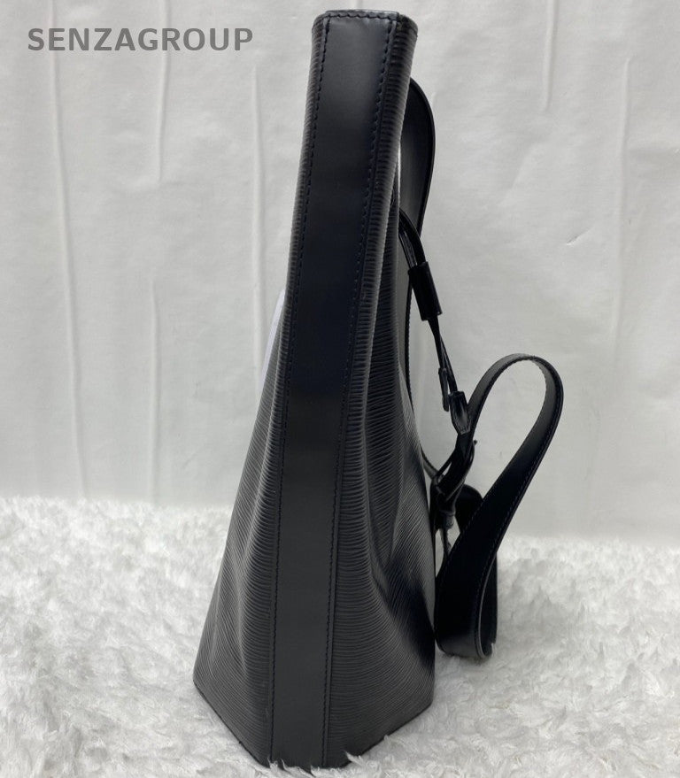 Louis Vuitton Epi Bucket Crossbody Black Unisex Adults Classic