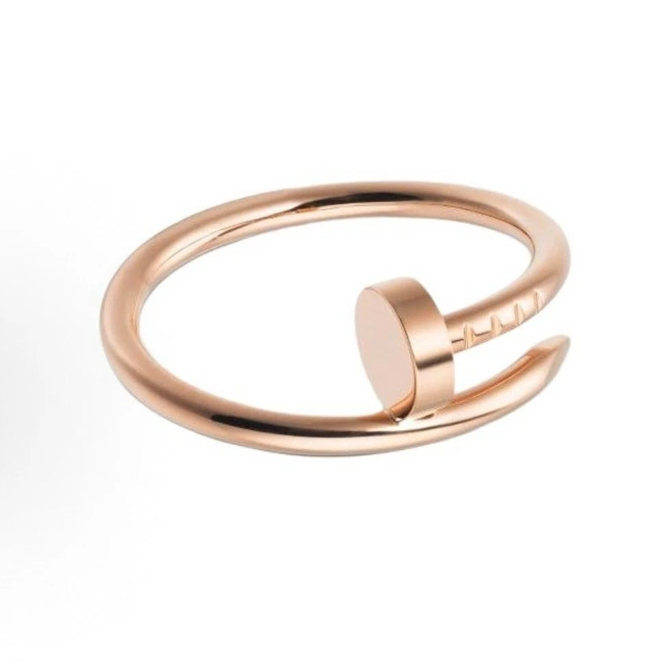 Cartier Juste un Clou Small Model Band Ring in 18k Rose Pink Gold EU54/US6.75