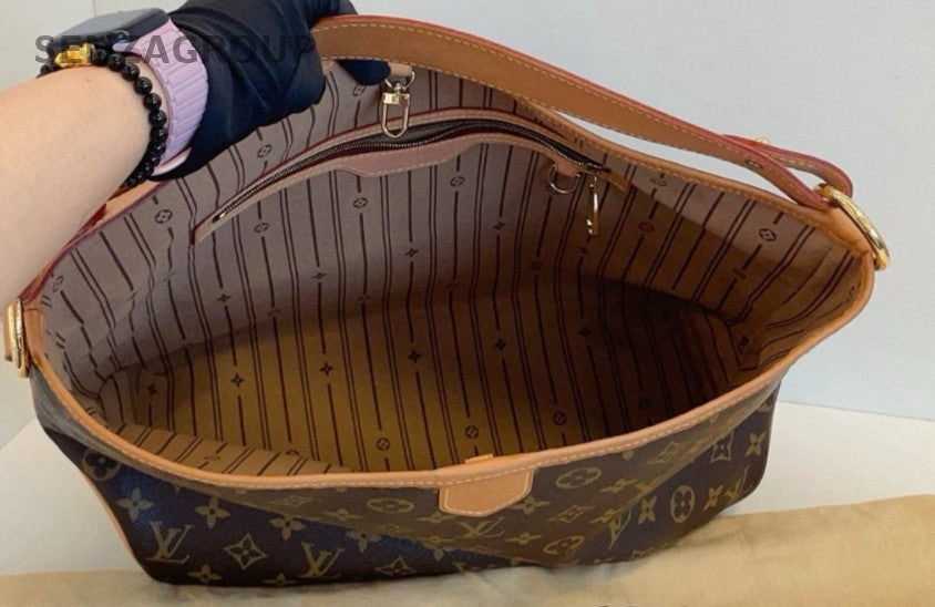 Louis Vuitton Vintage Delightful HoboMonogram Shoulder bag Brown Women Classic