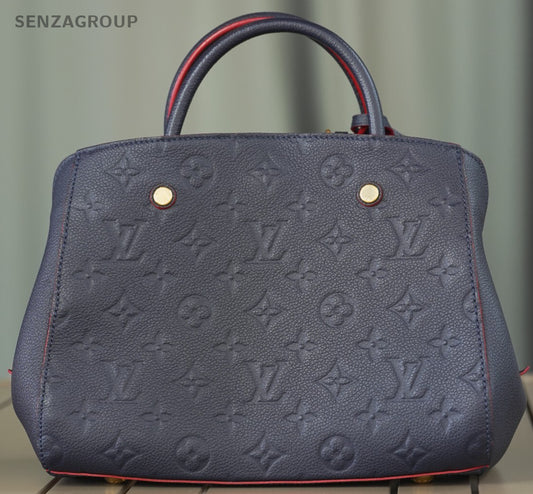 Louis Vuitton Navy Blue Monogram Empreinte Montaigne BB Shoulder bag crossbody