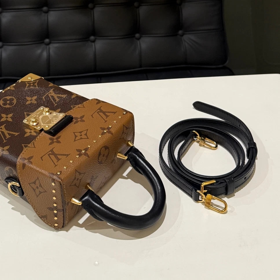 Louis Vuitton Camera Box Monogram Handbag Brown - Classic Women's Bag
