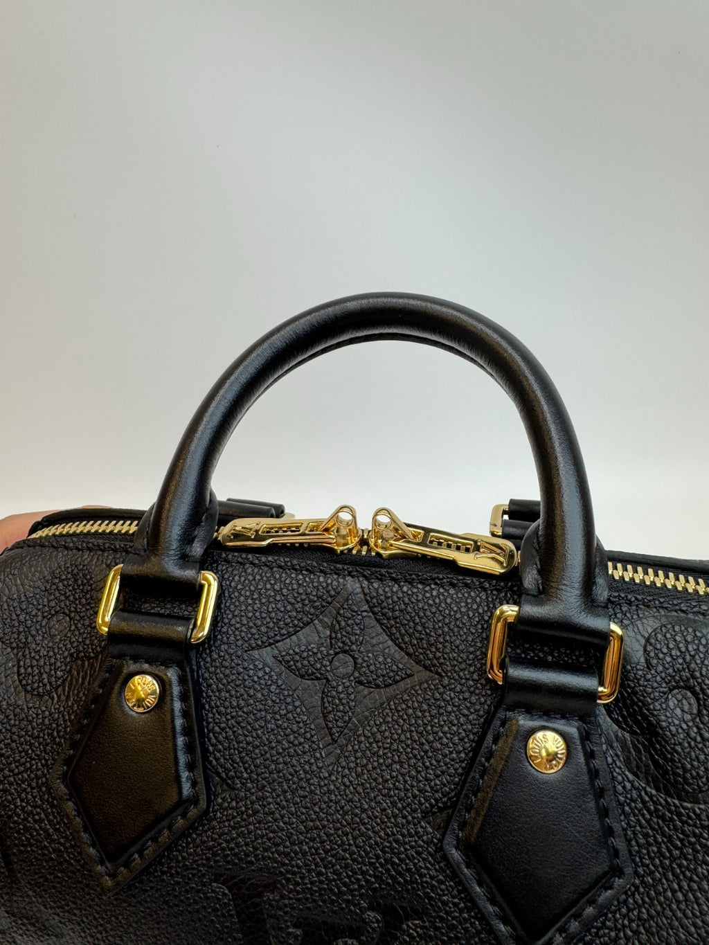 Louis Vuitton Speedy20 Black Monogram Empreinte Shoulder bag Almost Brand NEW