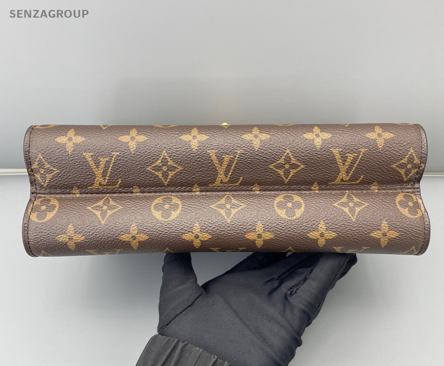 Louis Vuitton Victoire Monogram Chain Shoulder Bag Crossboy Brown Gold Women