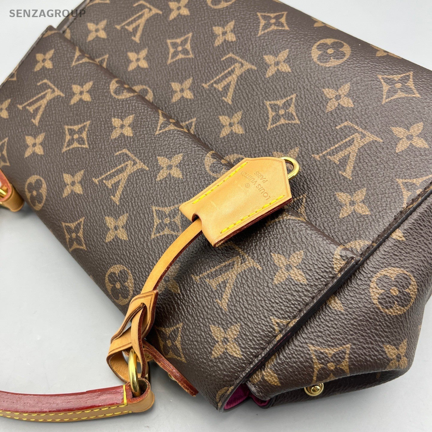 Louis Vuitton Cluny bb PM Monogram Top Handle 2way Shoulder bag Brown Women