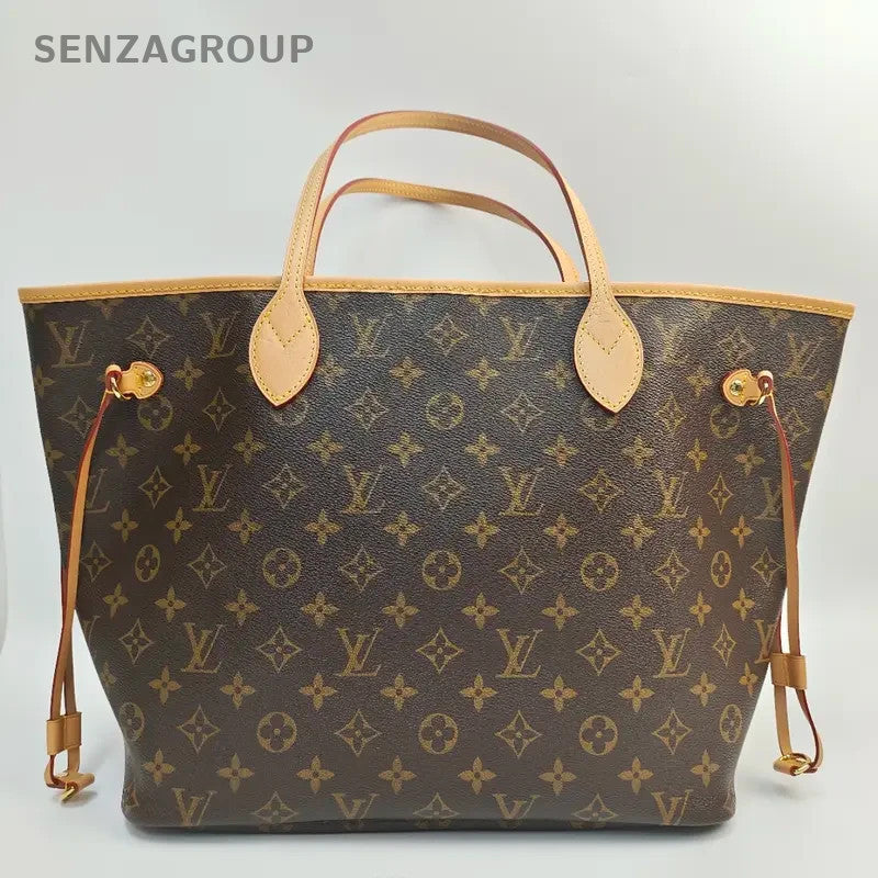 SJ0001  Louis Vuitton canvas Tote Bags neverfull mm size beige capacity(U)