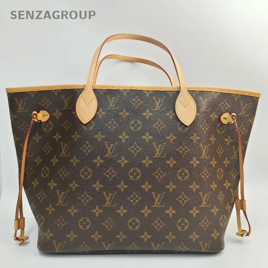 SJ0001  Louis Vuitton canvas Tote Bags neverfull mm size beige capacity(U)