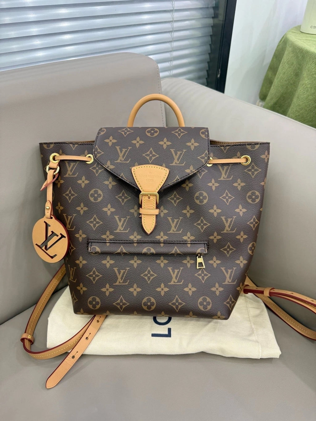 Louis Vuitton Monogram Canvas Montsouris Backpack For Women