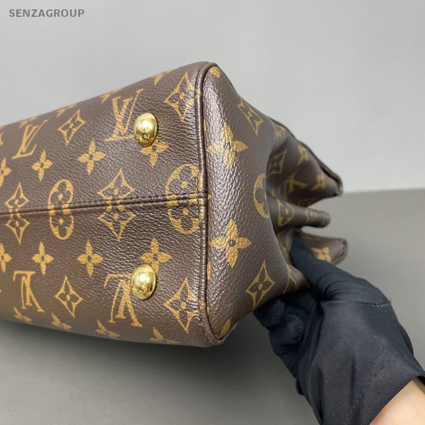 Louis Vuitton Venus Monogram Top Handle 2way Shoulder Handbag Brown Women