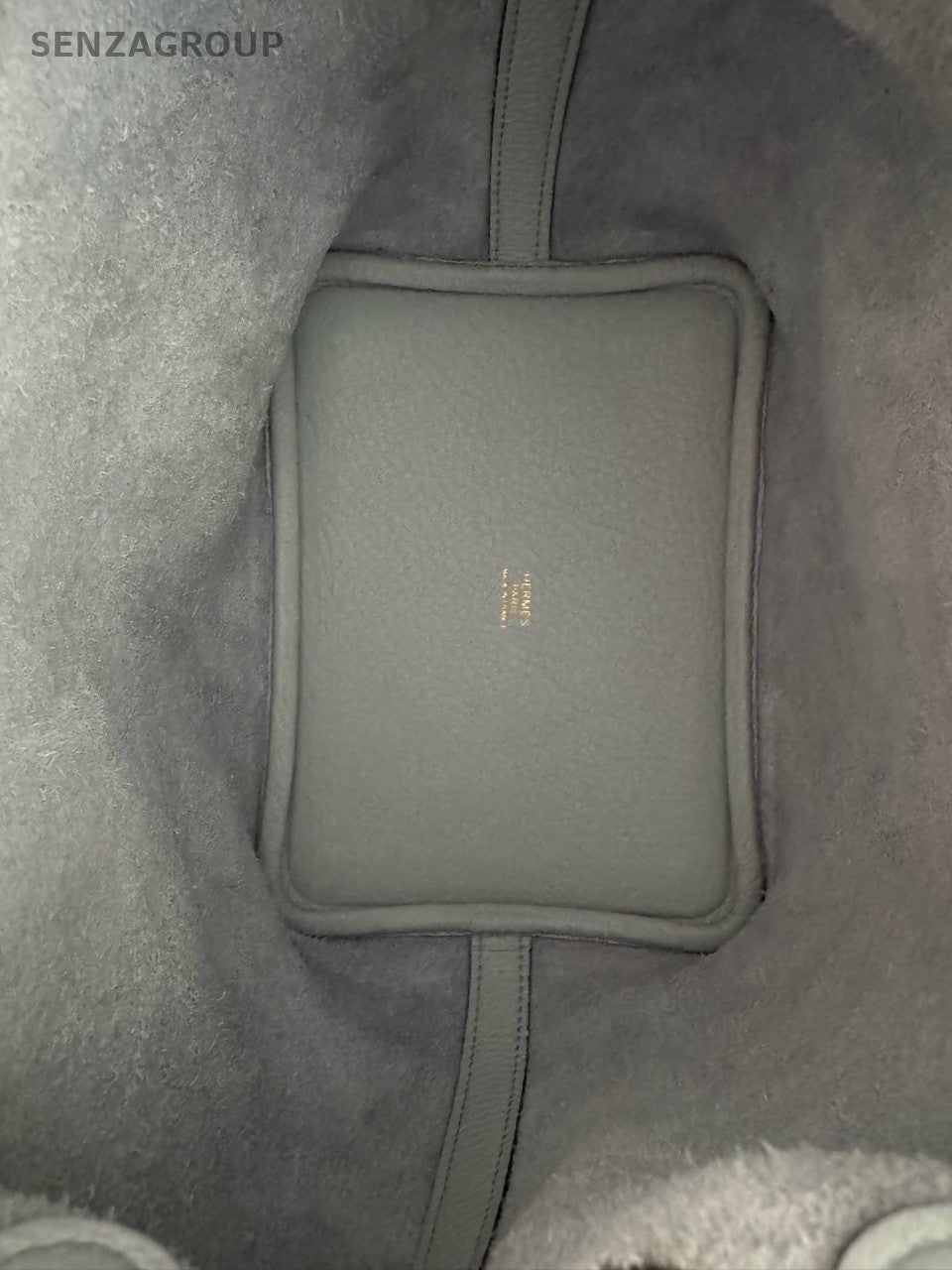 Hermes Picotin Lock Gold Hardware Tote Bag Blue Used Women Classic
