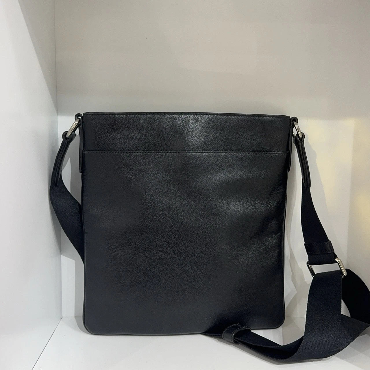Coach Black Leather Shoulder Crossbody Bag For Women