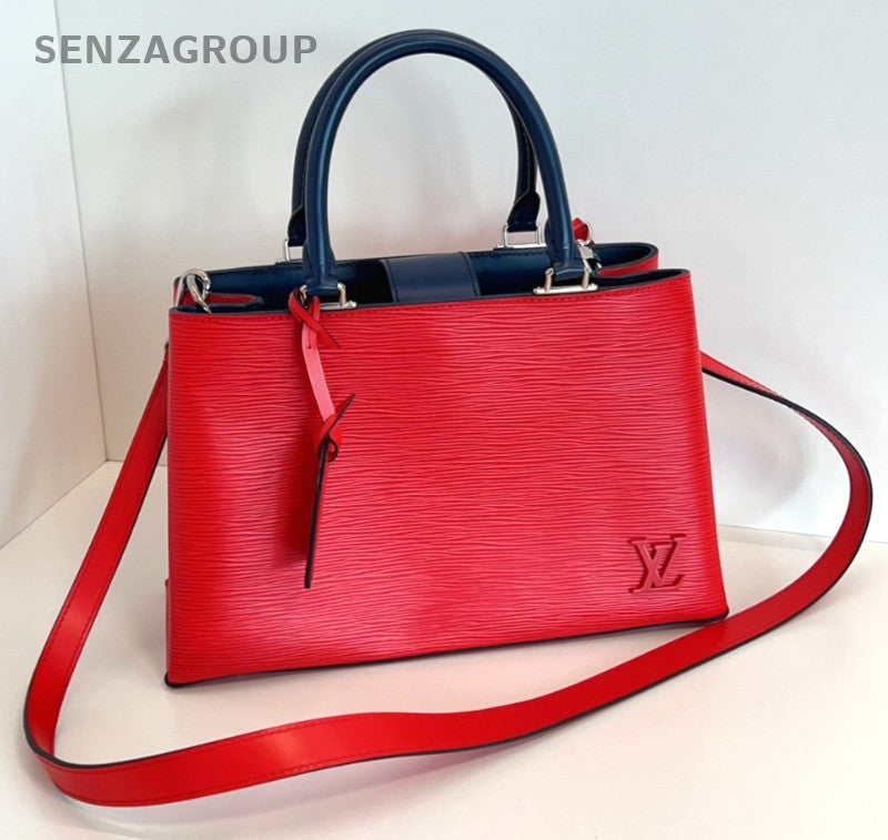 Louis Vuitton Kleber Epi Leather Top Handle 2WAY Shoulder bag Red Women