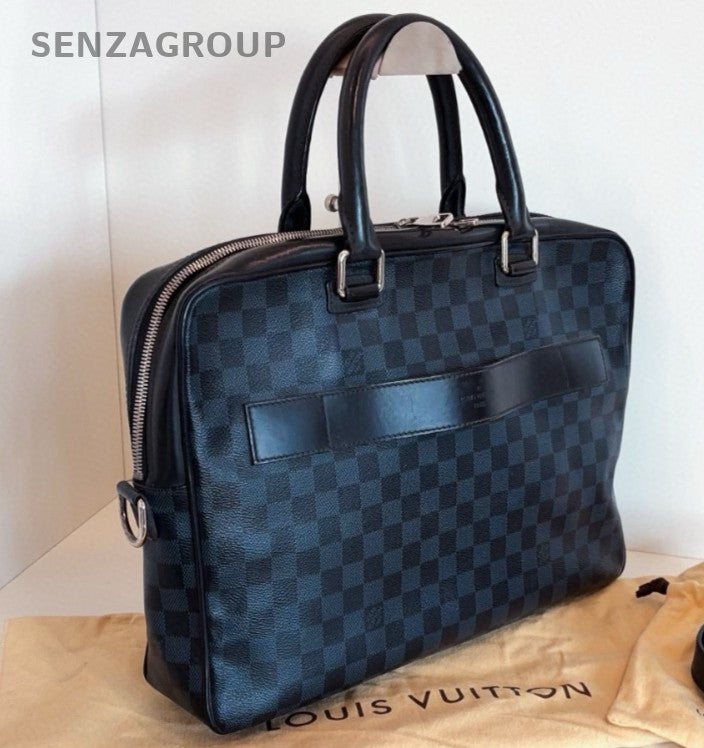 Louis Vuitton Damier Satchel Top Handle Shoulder Bag Crossbody Unisex Adults