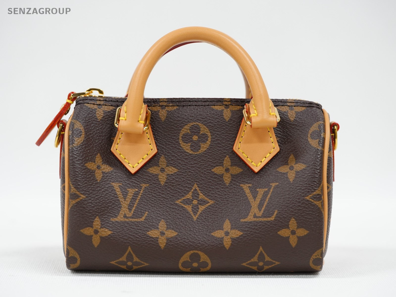 Louis Vuitton Monogram Nano Speedy 2way Shoulder Handbag Crossbody Women Classic