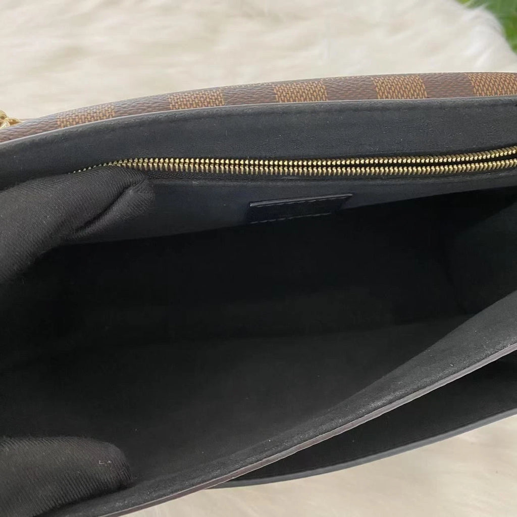 Louis Vuitton Vavin Damier Brown Shoulder Bag Chain Bag Excellent